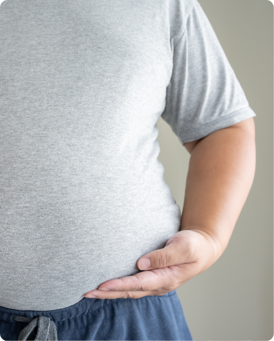 <span class="f-neue-bold">Obesity</span> & <span class="f-neue-bold">Stubborn Weight Gain</span>
